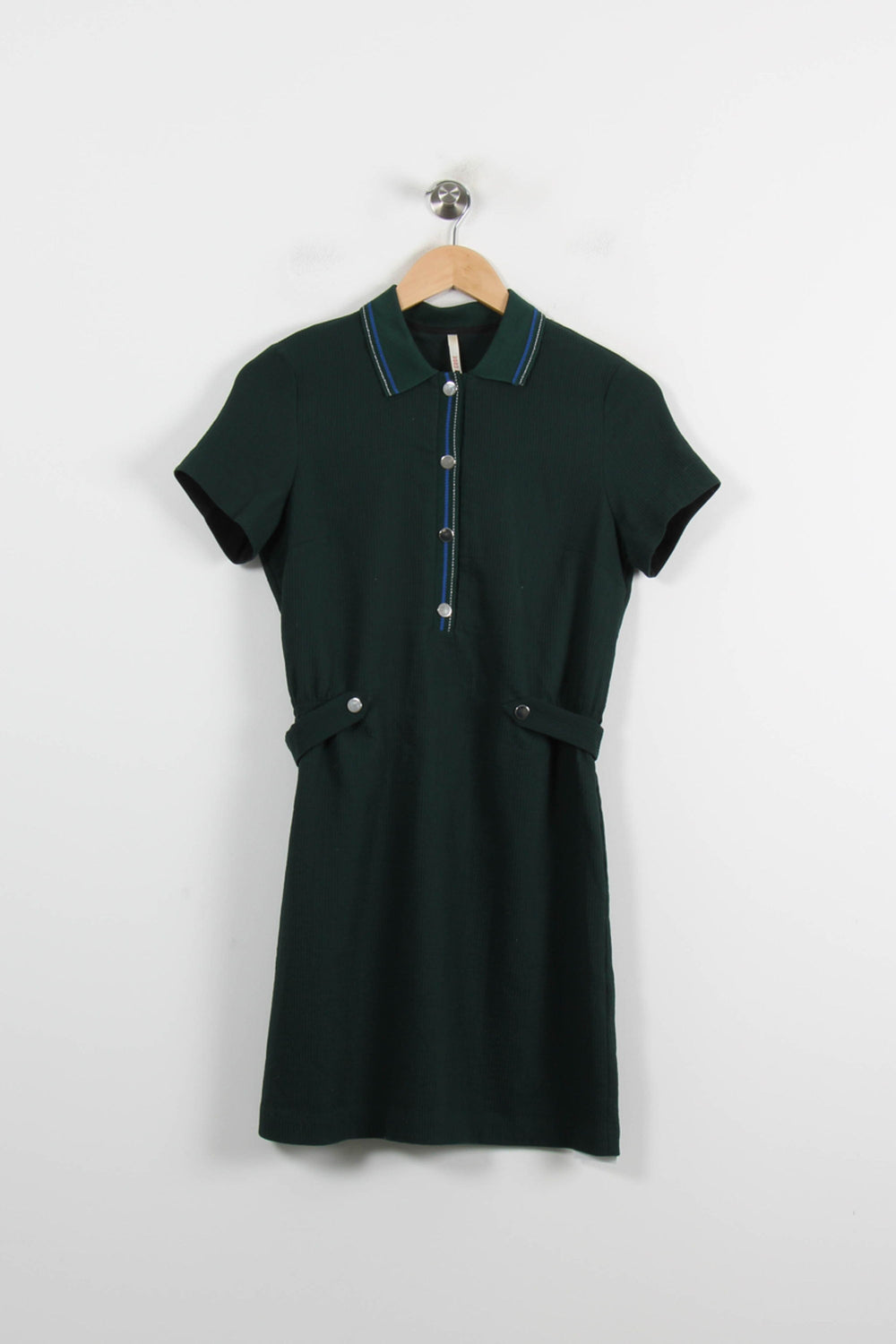 Robe Chemise Verte - Taille XS/34 de la marque I.Code | PARAD72513 - Vendu par Paradigme - Image 2
