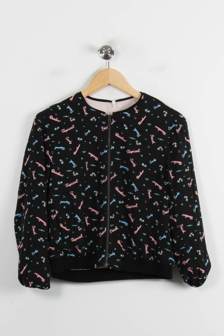 Blouson Noir et Rose - Taille S/36 de la marque IKKS | PARAD72514 - Vendu par Paradigme - Image 2