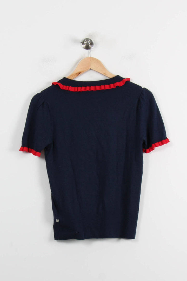 Polo Bleu et Rouge - Taille XS/34 de la marque I.Code | PARAD72515 - Vendu par Paradigme - Image 4