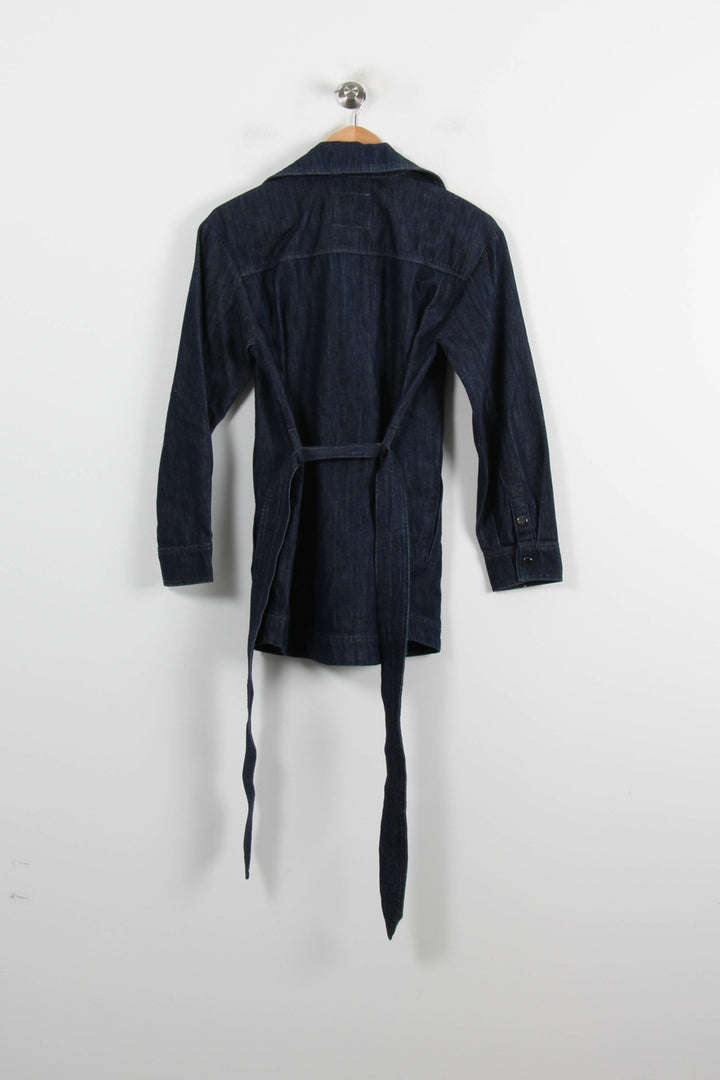 Trench Bleu - Taille XS/34 de la marque I.Code | PARAD72516 - Vendu par Paradigme - Image 4