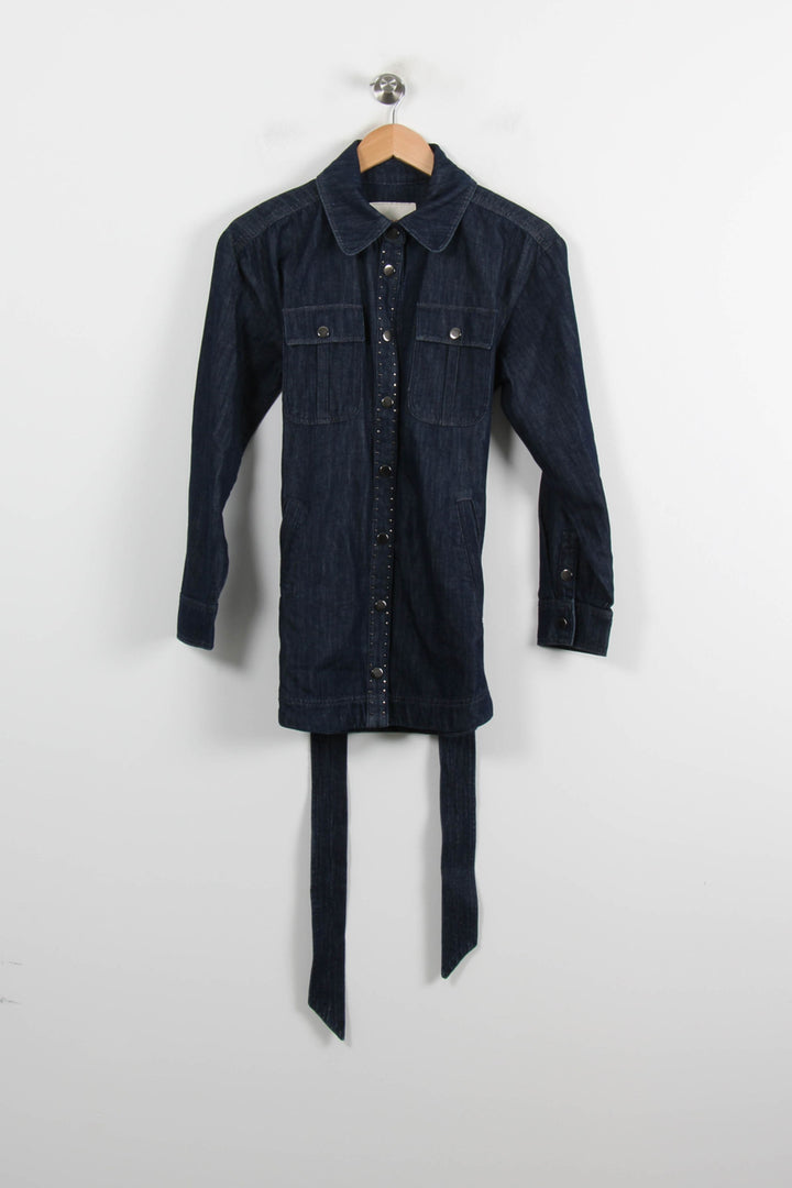Trench Bleu - Taille XS/34 de la marque I.Code | PARAD72516 - Vendu par Paradigme - Image 2