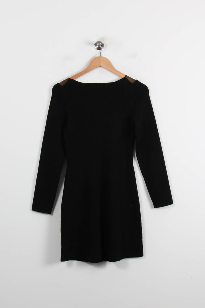 Robe Noire - Taille L/40 de la marque Sézane | PARAD72524 - Vendu par Paradigme - Image 4