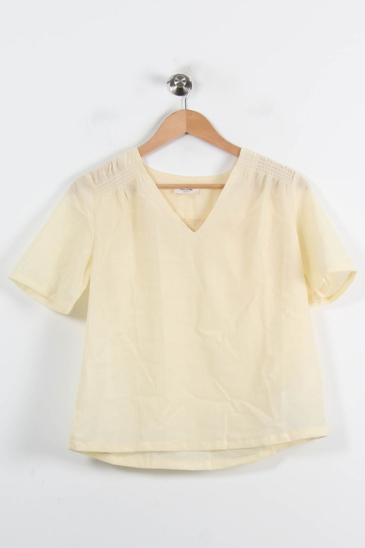 Blouse Jaune - Taille S/36 de la marque Grace & Mila | PARAD72527 - Vendu par Paradigme - Image 2