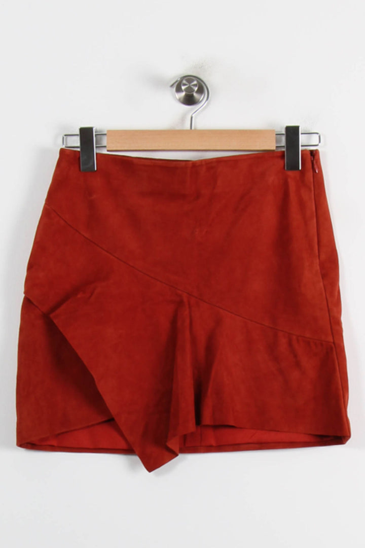 Jupe Courte Orange - Taille S/36 de la marque ba&sh | PARAD72531 - Vendu par Paradigme - Image 2