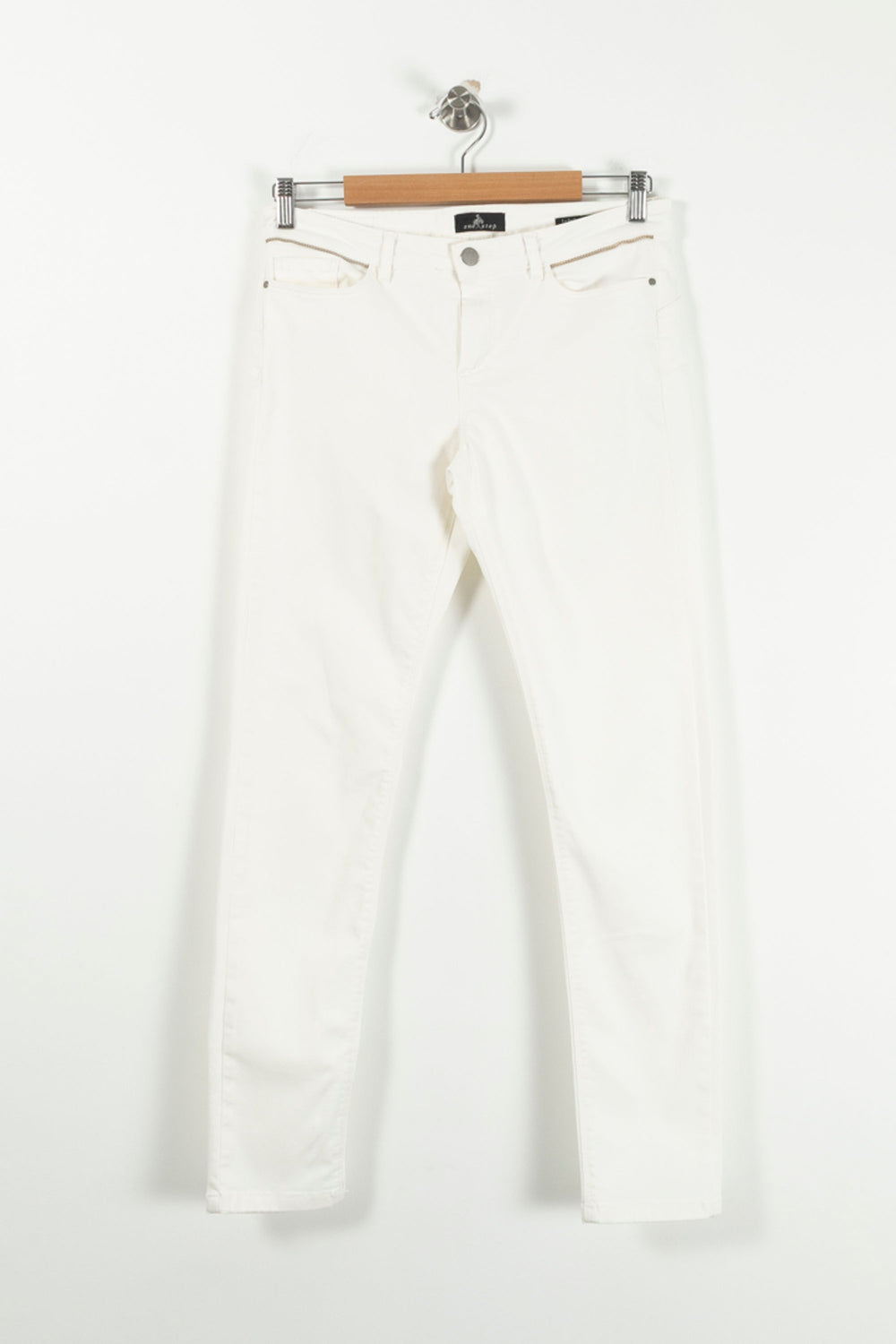 Jean Blanc - Taille M/38 de la marque One Step | PARAD72536 - Vendu par Paradigme - Image 2