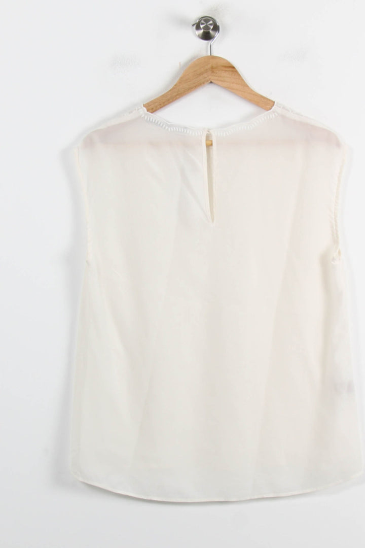 Blouse Blanche - Taille L/40 de la marque Comptoir des Cotonniers | PARAD72542 - Vendu par Paradigme - Image 4