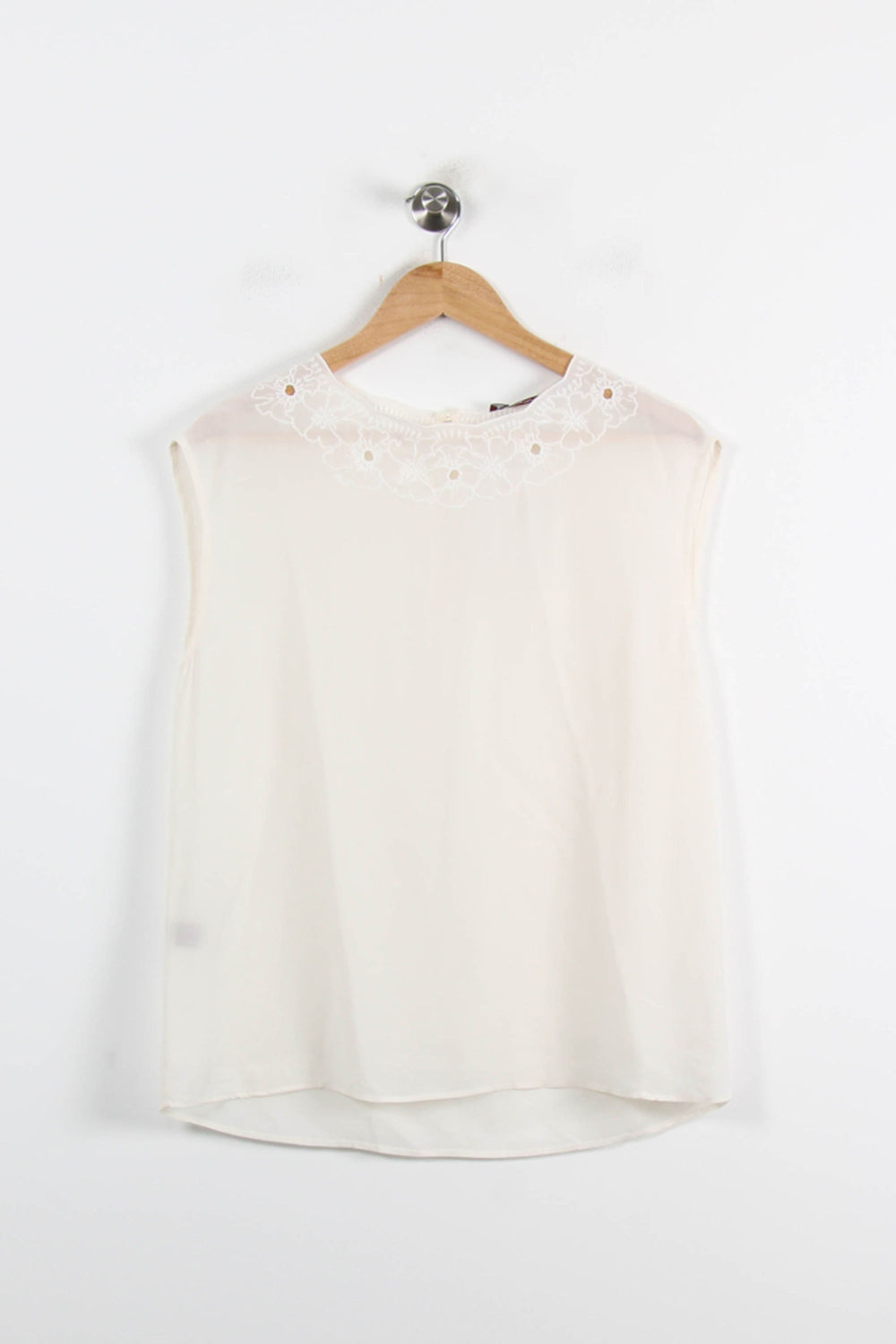 Blouse Blanche - Taille L/40 de la marque Comptoir des Cotonniers | PARAD72542 - Vendu par Paradigme - Image 2