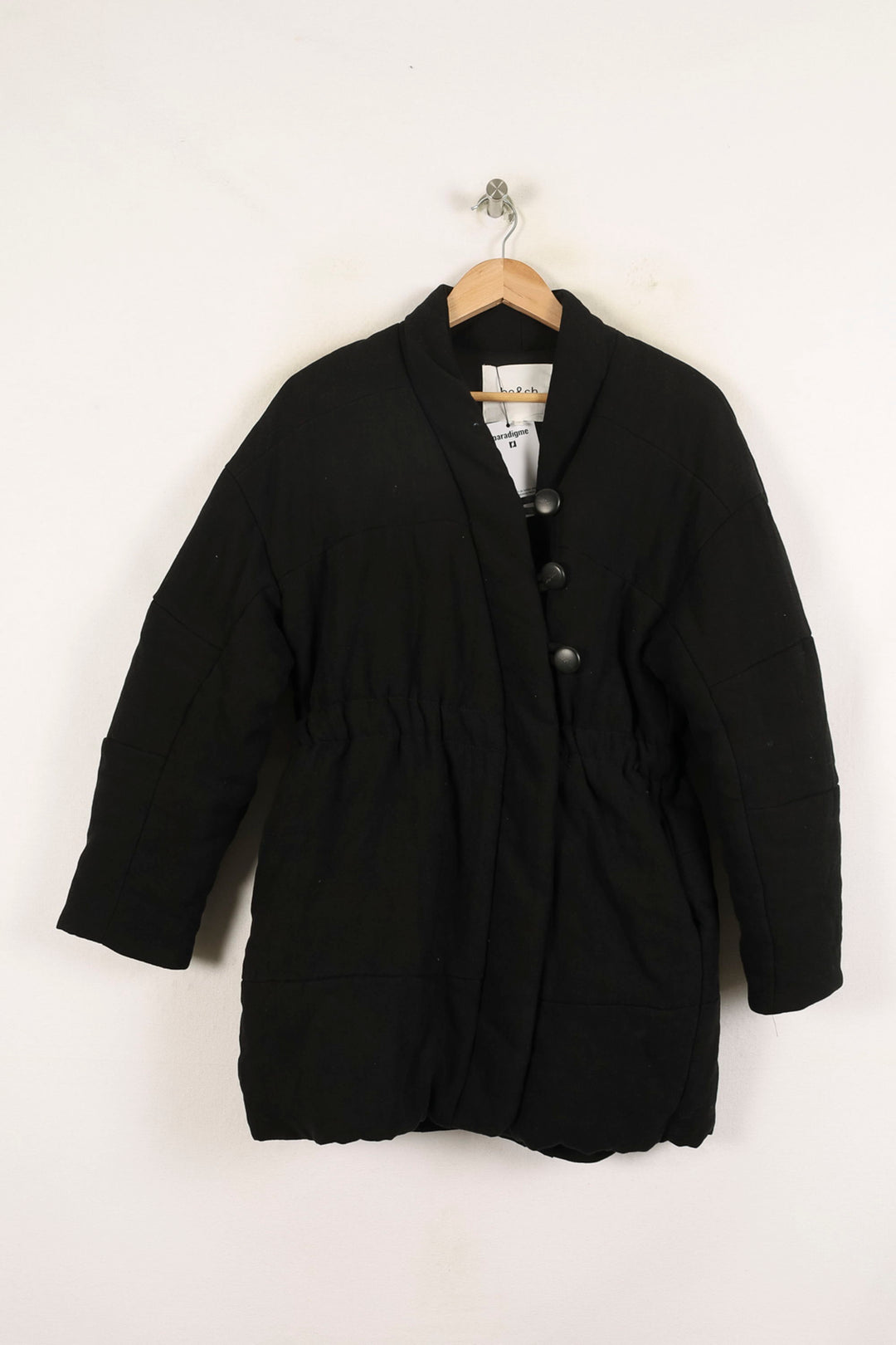 Manteau Noir - Taille S/36 de la marque ba&sh | PARAD72556 - Vendu par Paradigme - Image 2