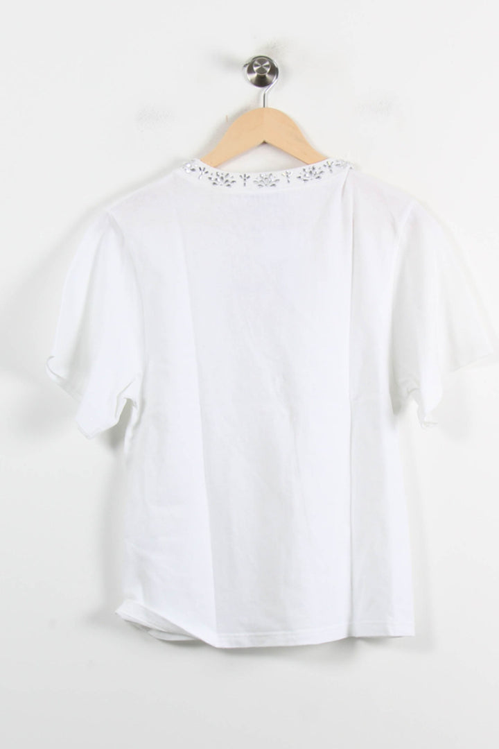 T-shirt Blanc - Taille XS/34 de la marque Imprevu | PARAD72566 - Vendu par Paradigme - Image 4