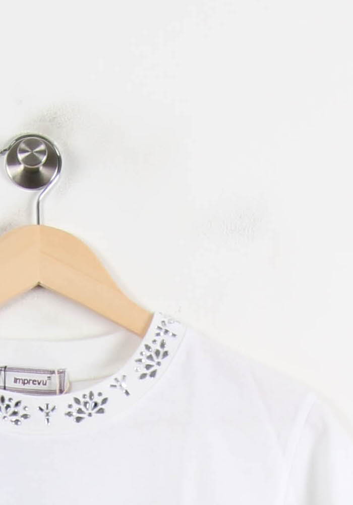 T-shirt Blanc - Taille XS/34 de la marque Imprevu | PARAD72566 - Vendu par Paradigme - Image 3