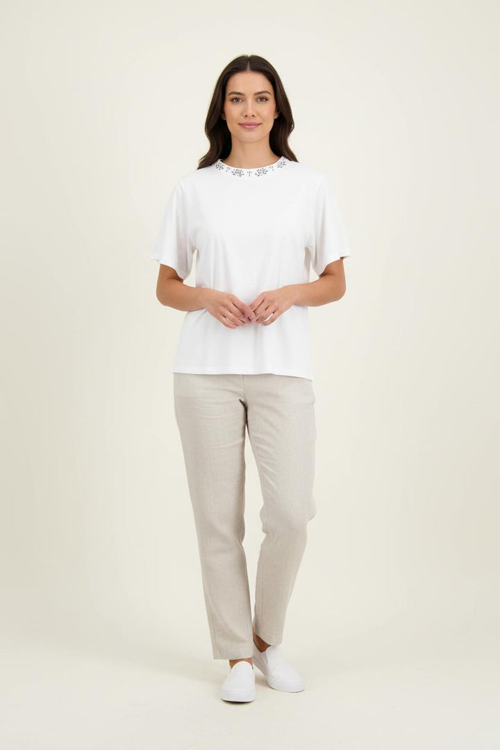 T-shirt Blanc - Taille XS/34 de la marque Imprevu | PARAD72566 - Vendu par Paradigme - Image 1