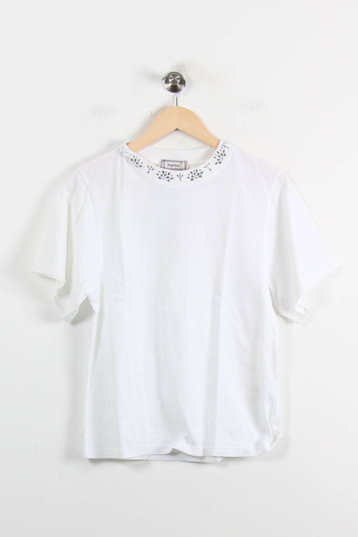 T-shirt Blanc - Taille XS/34 de la marque Imprevu | PARAD72566 - Vendu par Paradigme - Image 2