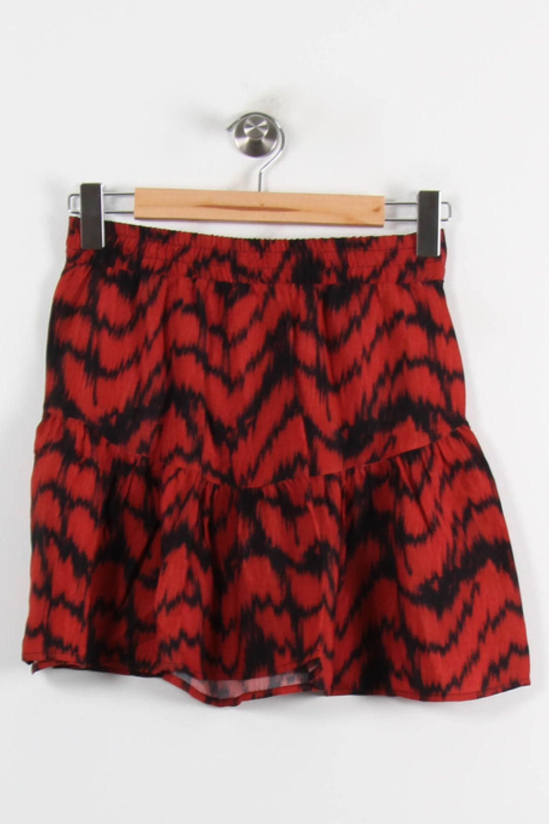 Jupe Courte Rouge et Noire - Taille XS/34 de la marque Imprevu | PARAD72572 - Vendu par Paradigme - Image 4