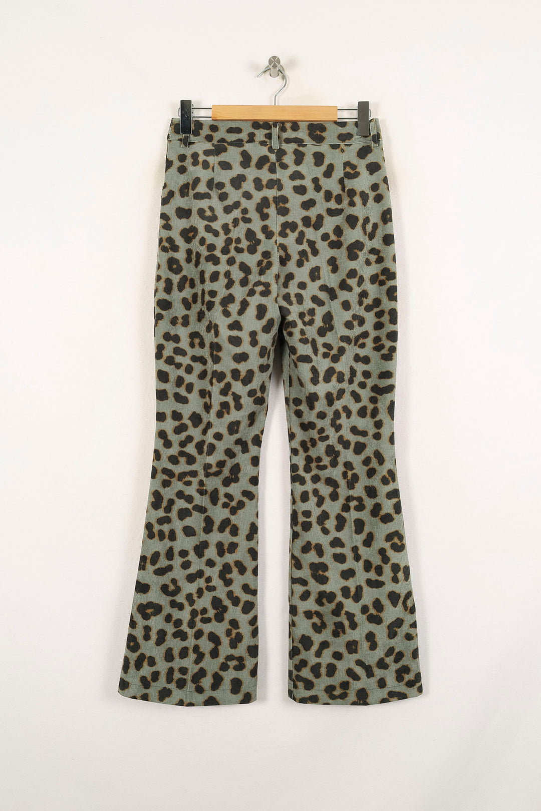 Pantalon Évasé Léopard Beige et Noir - Taille S/36 de la marque Imprevu | PARAD72575 - Vendu par Paradigme - Image 4