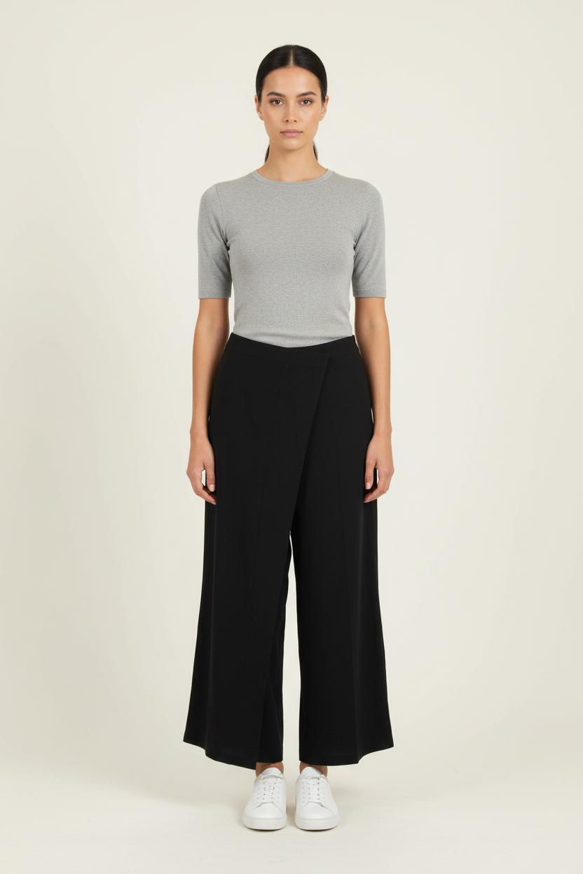 Pantalon Large Noir - Taille XL/42 de la marque La Fée Maraboutée | PARAD72577 - Vendu par Paradigme - Image 1