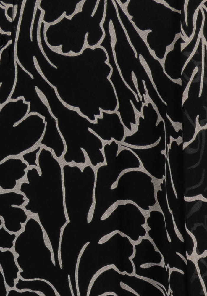 Robe Noire et Beige - Taille XL/42 de la marque La Fée Maraboutée | PARAD72586 - Vendu par Paradigme - Image 3