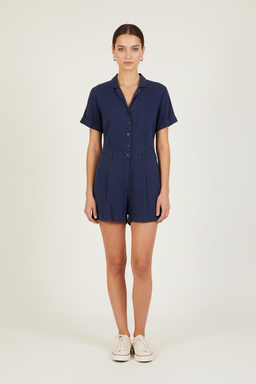 Combishort Bleu - Taille S/36 de la marque Comptoir des Cotonniers | PARAD72598 - Vendu par Paradigme - Image 1