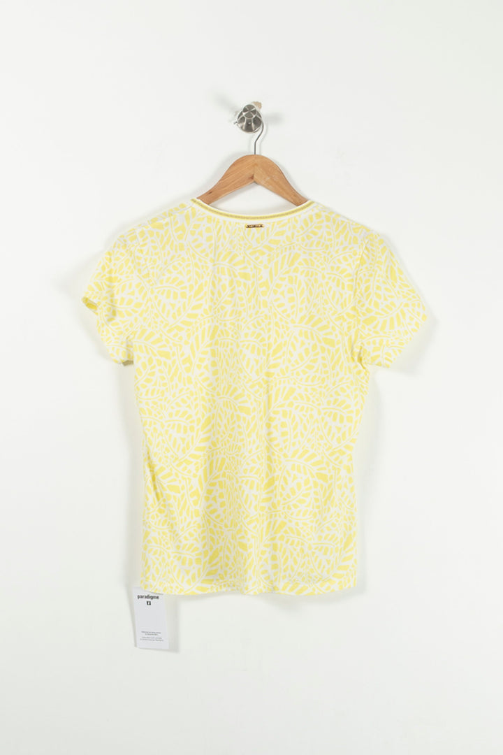 Tee-shirt Jaune et Blanc - Taille XL/42 de la marque One Step | PARAD72610 - Vendu par Paradigme - Image 4