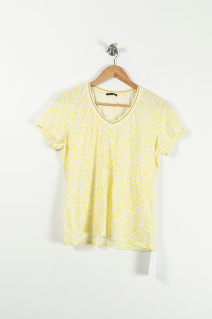 Tee-shirt Jaune et Blanc - Taille XL/42 de la marque One Step | PARAD72610 - Vendu par Paradigme - Image 2