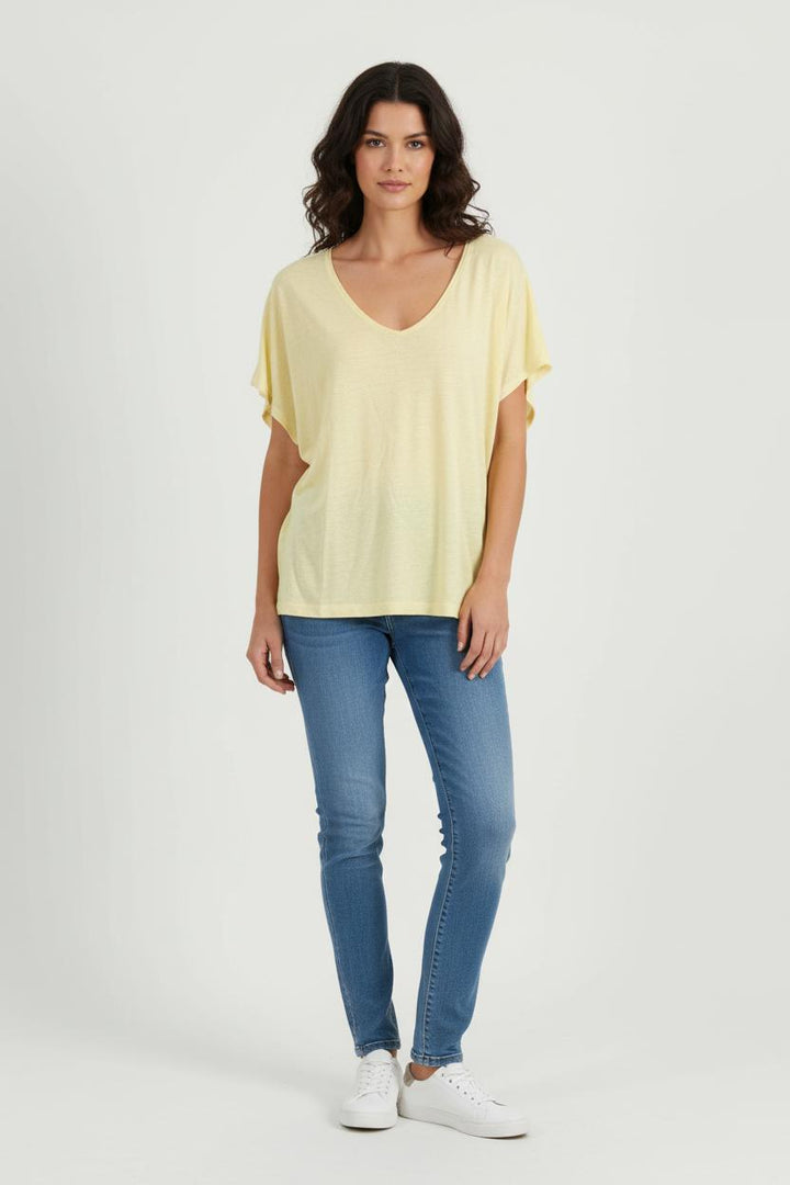 Tee-shirt Jaune - Taille XL/42 de la marque One Step | PARAD72617 - Vendu par Paradigme - Image 1