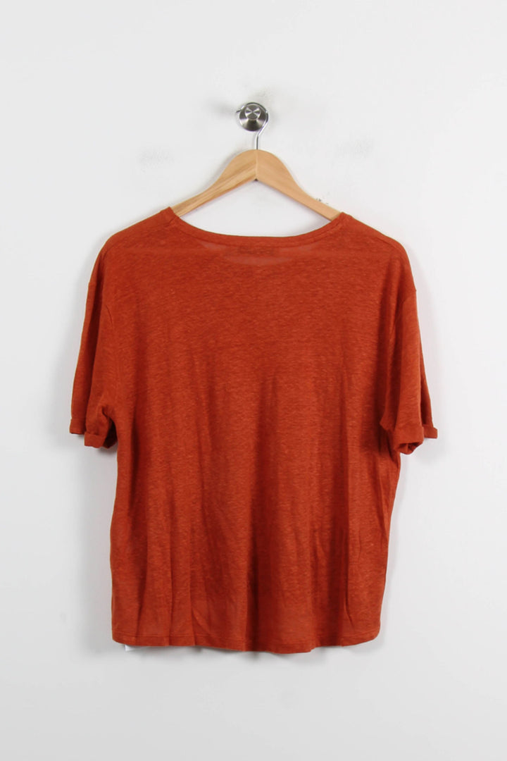 Tee-shirt Orange - Taille L/40 de la marque La Fée Maraboutée | PARAD72618 - Vendu par Paradigme - Image 4