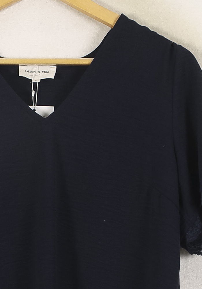 Blouse Bleue - Taille S/36 de la marque Grace & Mila | PARAD72619 - Vendu par Paradigme - Image 3