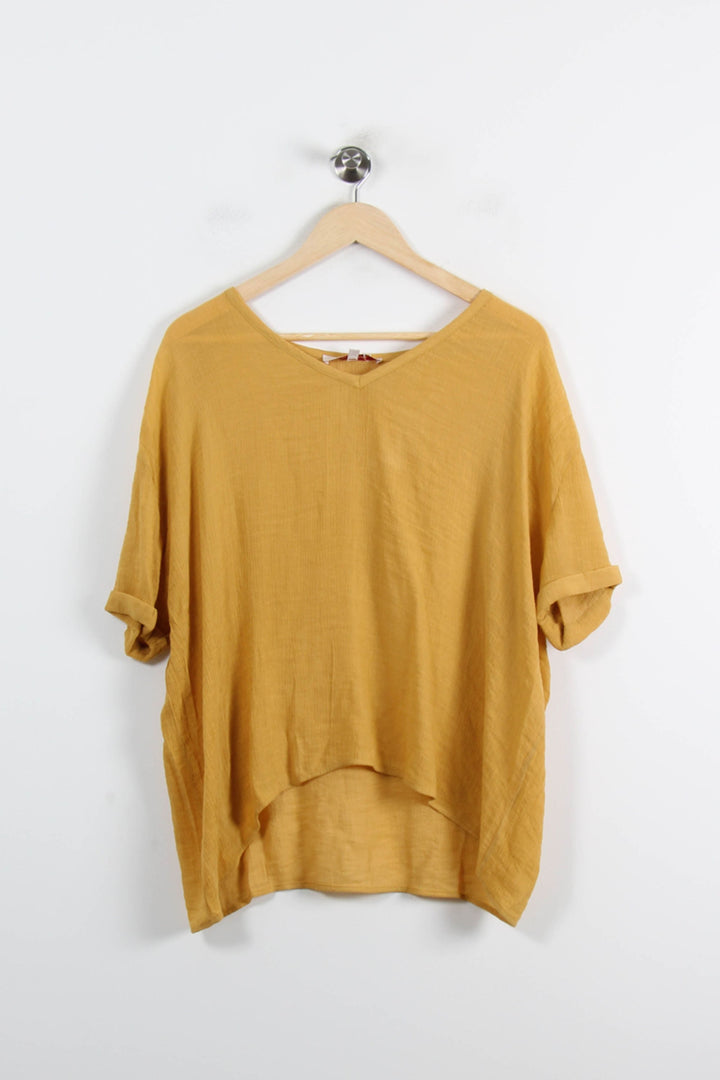 Blouse Jaune - Taille XL/42 de la marque La Fée Maraboutée | PARAD72620 - Vendu par Paradigme - Image 2