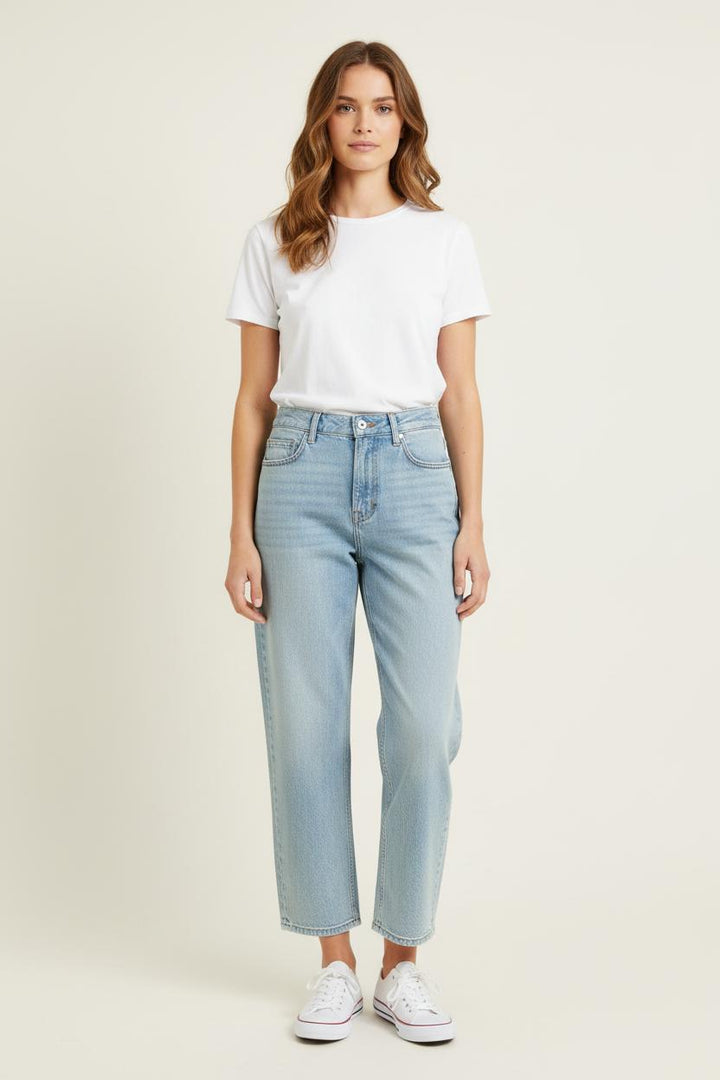Jean Droit Bleu - Taille S/36 de la marque Bérénice | PARAD72628 - Vendu par Paradigme - Image 1