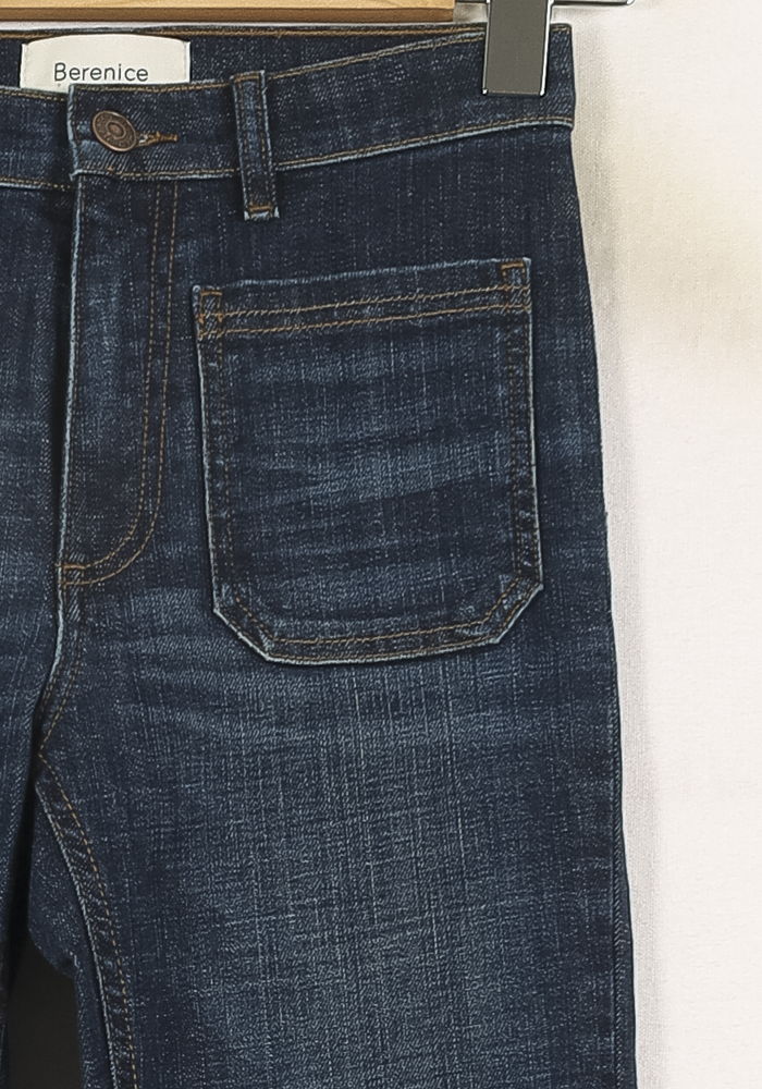 Jean Évasé Bleu - Taille S/36 de la marque Bérénice | PARAD72631 - Vendu par Paradigme - Image 3