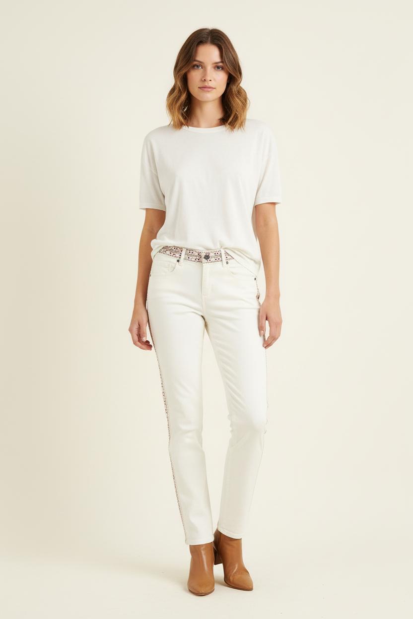 Jean Blanc - Taille M/38 de la marque Bérénice | PARAD72640 - Vendu par Paradigme - Image 1