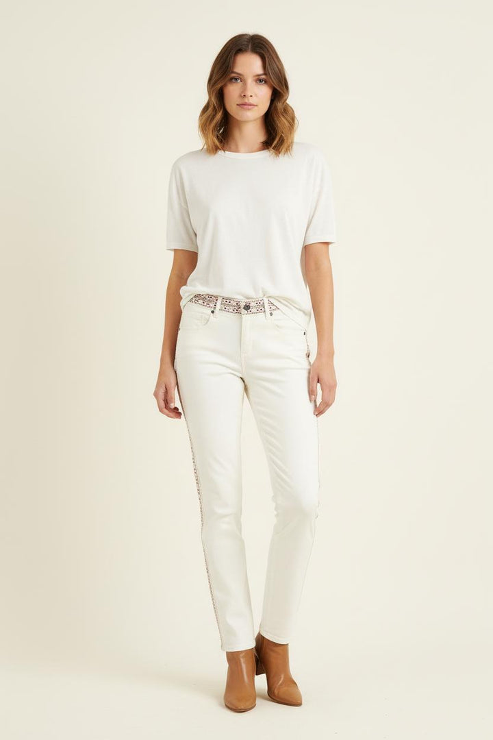 Jean Blanc - Taille M/38 de la marque Bérénice | PARAD72640 - Vendu par Paradigme - Image 1