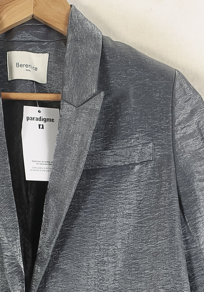 Blazer Gris - Taille S/36 de la marque Bérénice | PARAD72644 - Vendu par Paradigme - Image 3