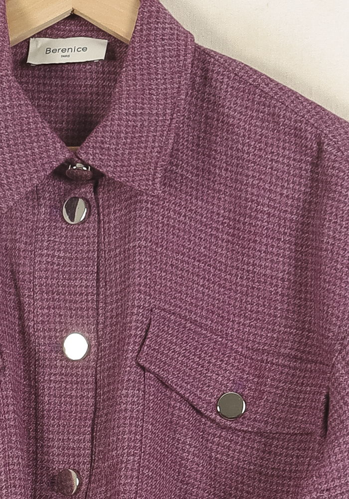Surchemise Violette - Taille S/36 de la marque Bérénice | PARAD72646 - Vendu par Paradigme - Image 3