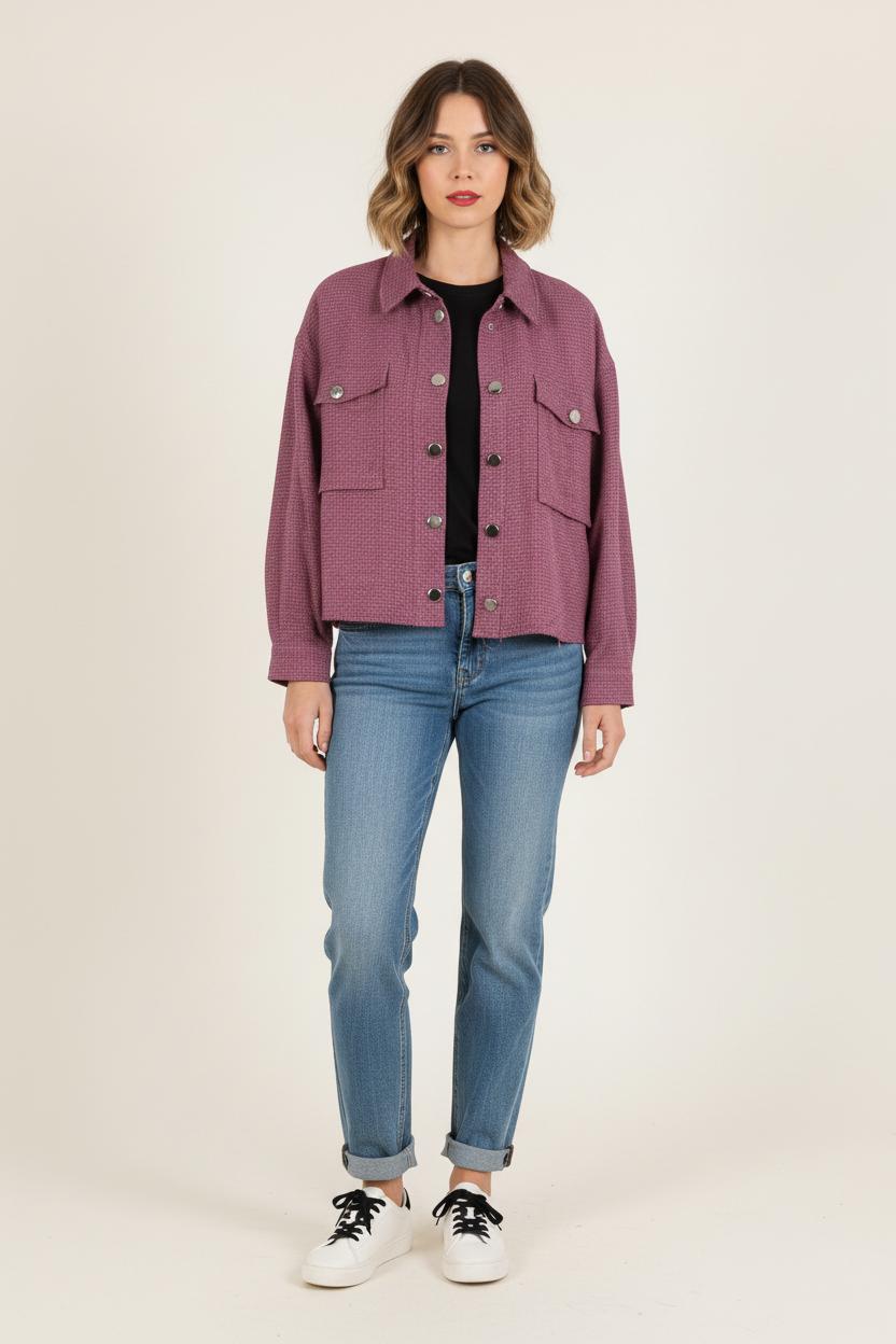 Surchemise Violette - Taille S/36 de la marque Bérénice | PARAD72646 - Vendu par Paradigme - Image 1