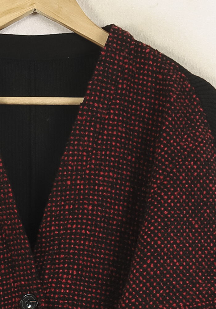 Veste Noire et Rouge - Taille S/36 de la marque Bérénice | PARAD72651 - Vendu par Paradigme - Image 3
