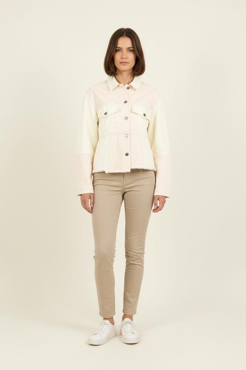 Veste Rose et Blanche - Taille S/36 de la marque Bérénice | PARAD72652 - Vendu par Paradigme - Image 1