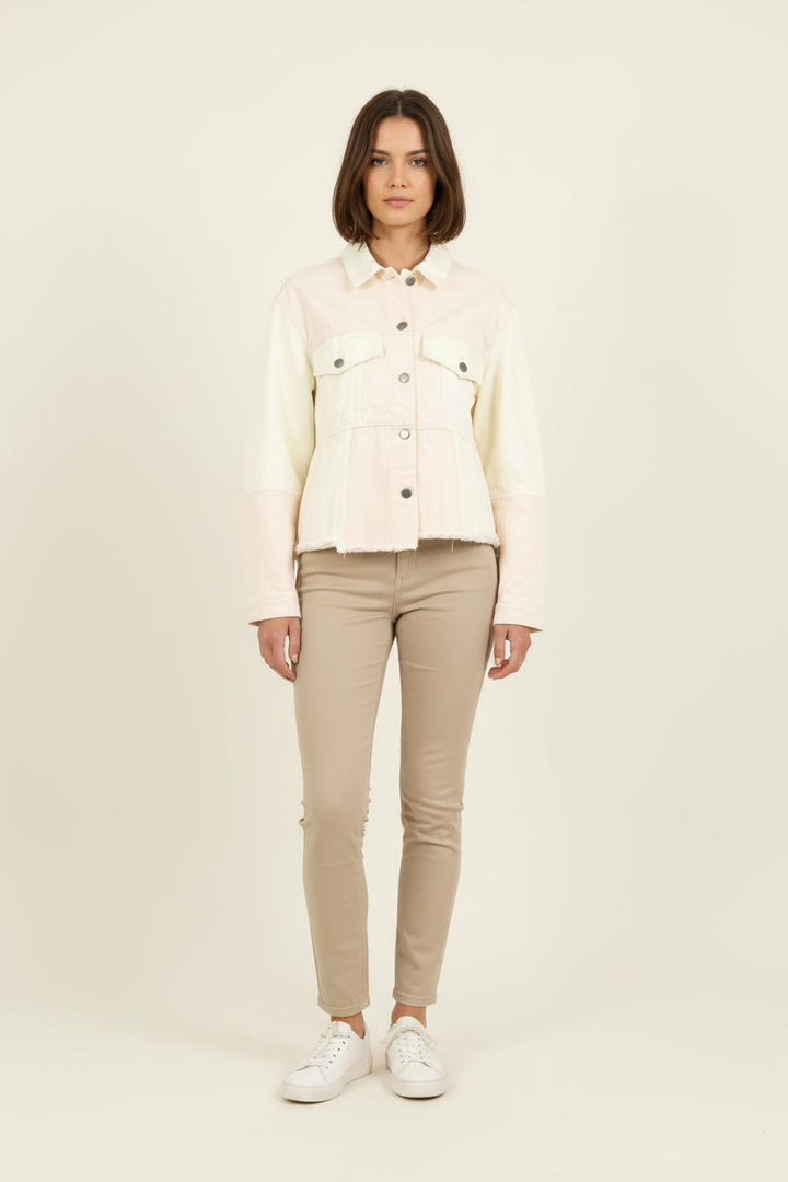 Veste Rose et Blanche - Taille S/36 de la marque Bérénice | PARAD72652 - Vendu par Paradigme - Image 1