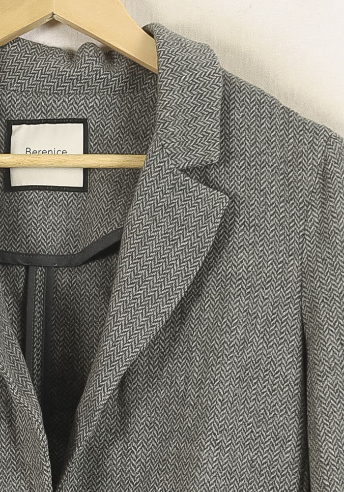 Blazer Gris - Taille S/36 de la marque Bérénice | PARAD72656 - Vendu par Paradigme - Image 3