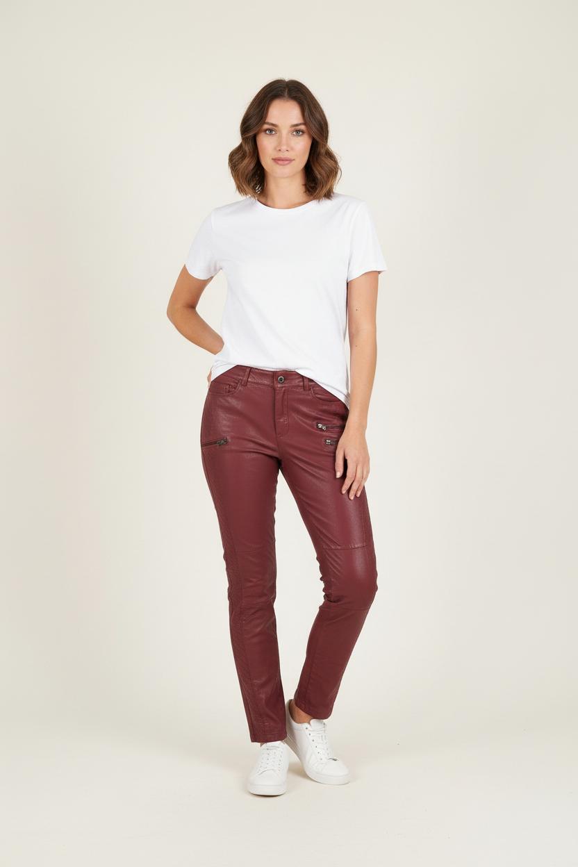 Pantalon Bordeaux - Taille L/40 de la marque Bérénice | PARAD72681 - Vendu par Paradigme - Image 1
