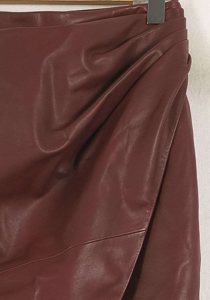 Jupe Portefeuille Bordeaux - Taille L/40 de la marque Bérénice | PARAD72687 - Vendu par Paradigme - Image 3