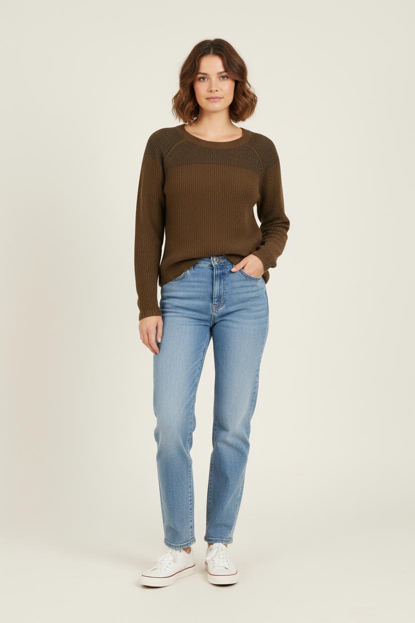 Pull Marron - Taille S/36 de la marque Bérénice | PARAD72689 - Vendu par Paradigme - Image 1