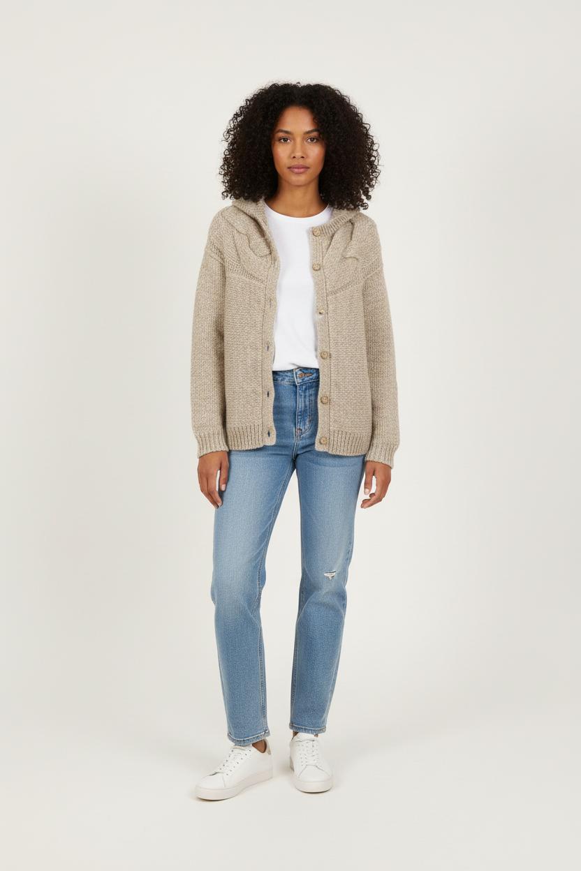 Cardigan Beige - Taille S/36 de la marque Bérénice | PARAD72691 - Vendu par Paradigme - Image 1
