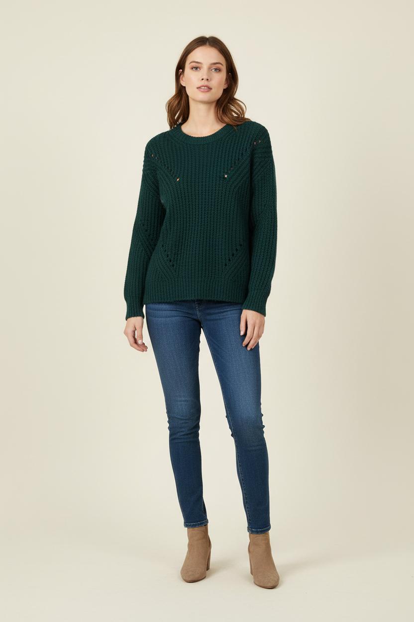 Pull Vert - Taille S/36 de la marque Bérénice | PARAD72693 - Vendu par Paradigme - Image 1