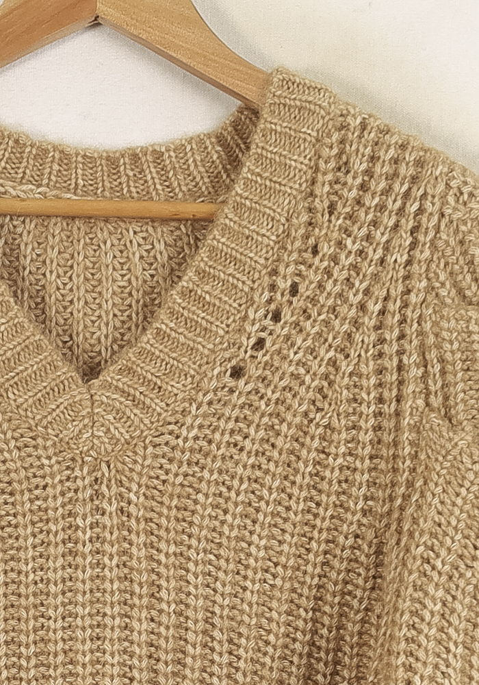 Pull Beige - Taille S/36 de la marque Bérénice | PARAD72697 - Vendu par Paradigme - Image 3