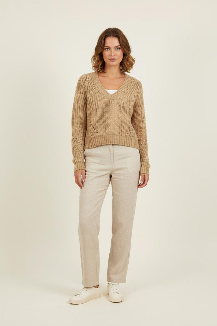 Pull Beige - Taille S/36 de la marque Bérénice | PARAD72697 - Vendu par Paradigme - Image 1