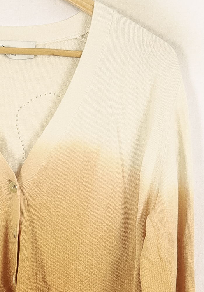 Cardigan Beige et Marron - Taille S/36 de la marque Bérénice | PARAD72706 - Vendu par Paradigme - Image 3