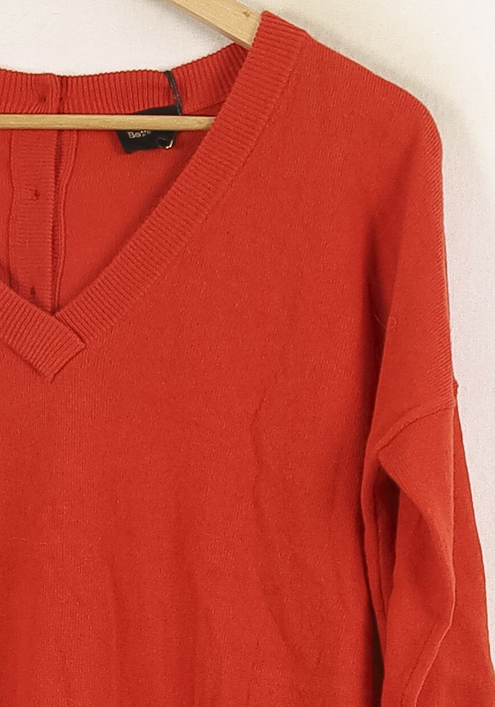 Pull Rouge - Taille S/36 de la marque Bérénice | PARAD72708 - Vendu par Paradigme - Image 3