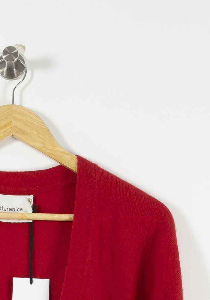 Cardigan Rouge - Taille S/36 de la marque Bérénice | PARAD72709 - Vendu par Paradigme - Image 3