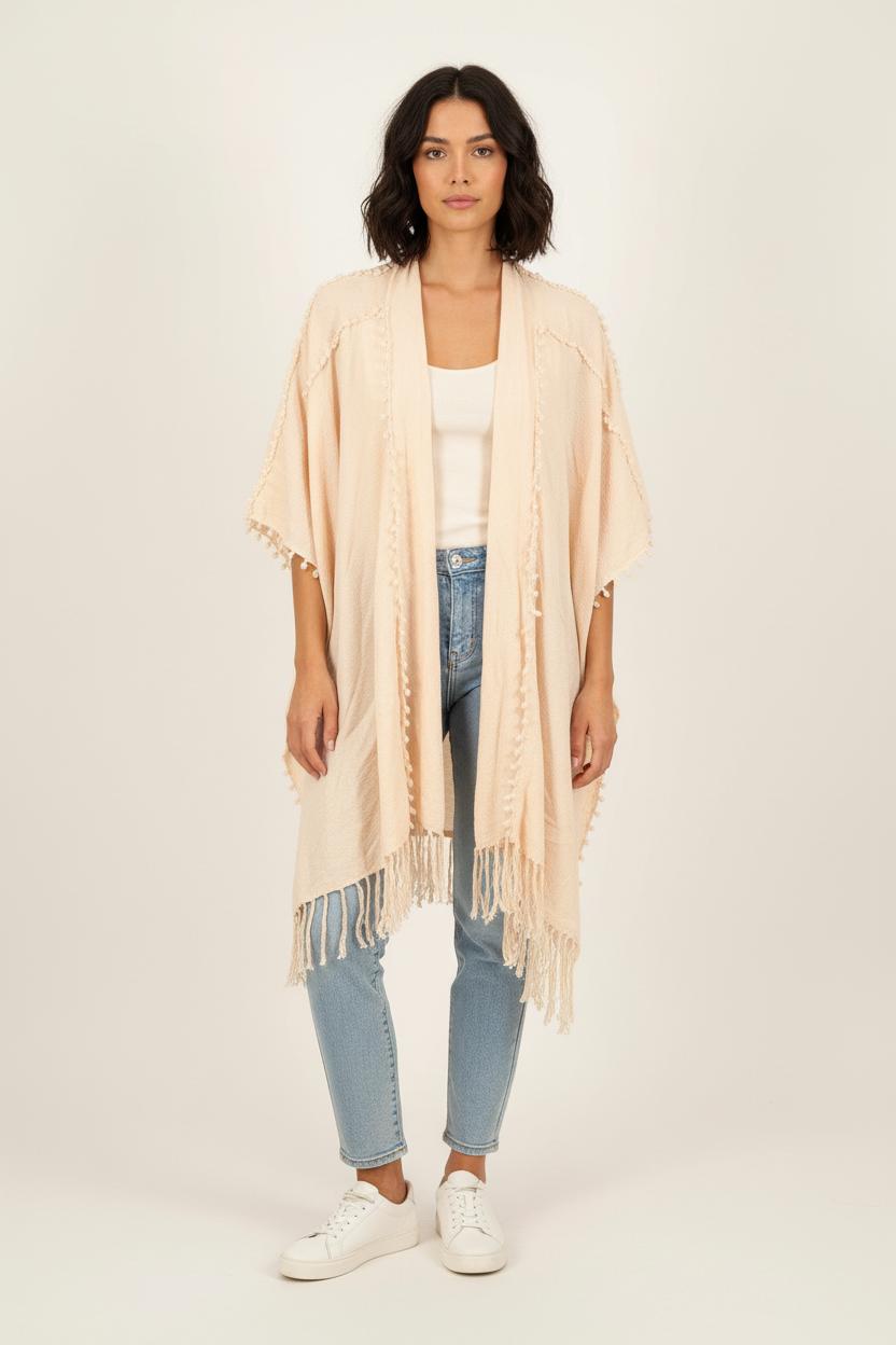 Kimono Rose - Taille T.U. de la marque Bérénice | PARAD72711 - Vendu par Paradigme - Image 1