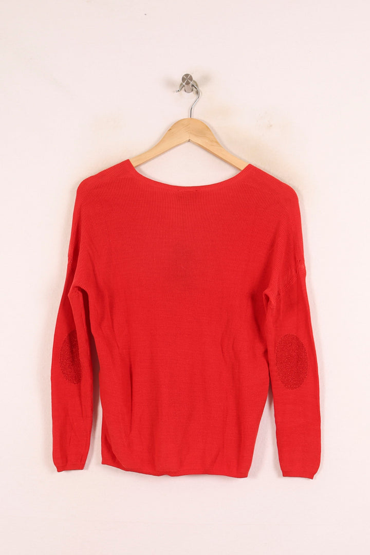 Pull Rouge - Taille S/36 de la marque Bérénice | PARAD72714 - Vendu par Paradigme - Image 4